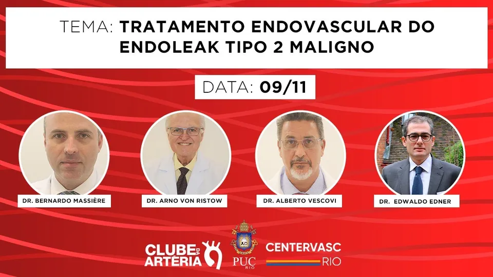 Capa da live: Tratamento endovascular do endoleak tipo 2 maligno