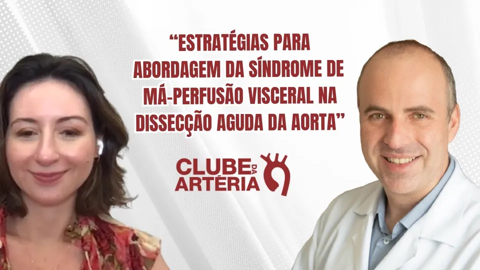 Capa da live: Estratégias para abordagem da síndrome de má-perfusão visceral na dissecção aguda de aorta