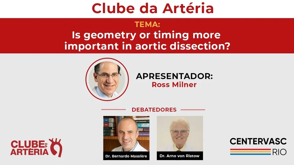 Capa da live: Is geometry or time more important in aortic dissection?